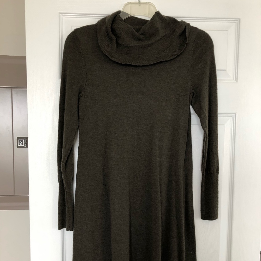 Cowl Neck Sweater Dress